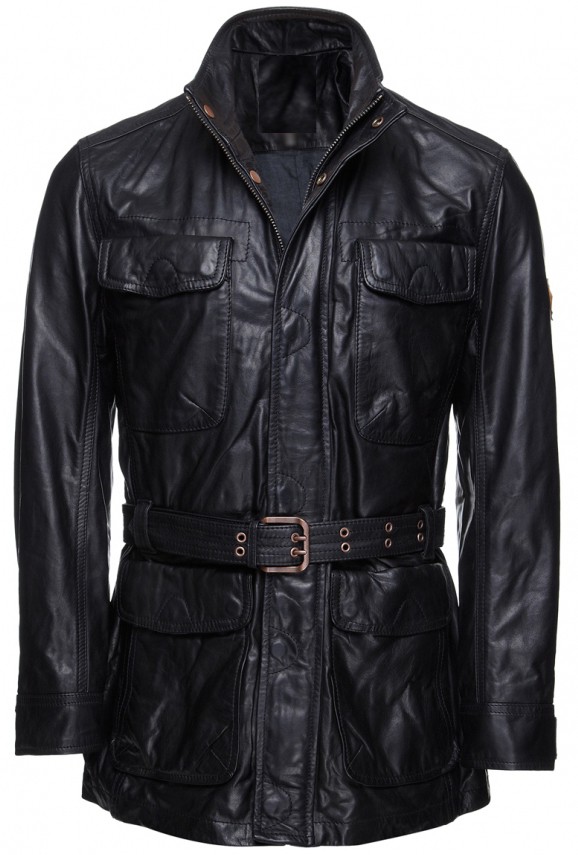 Handmade Custom New Men Latest Stylish Belted Long Leather Jacket Handmade Custom New Men Latest Stylish Belted Long Leather Jacket For Biker Motorcycle