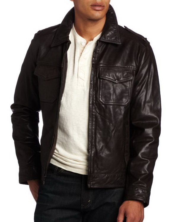 Handmade Custom New Men Simple Classic Leather Jacket Handmade Custom New Men Simple Classic Leather Jacket For Biker Motorcycle